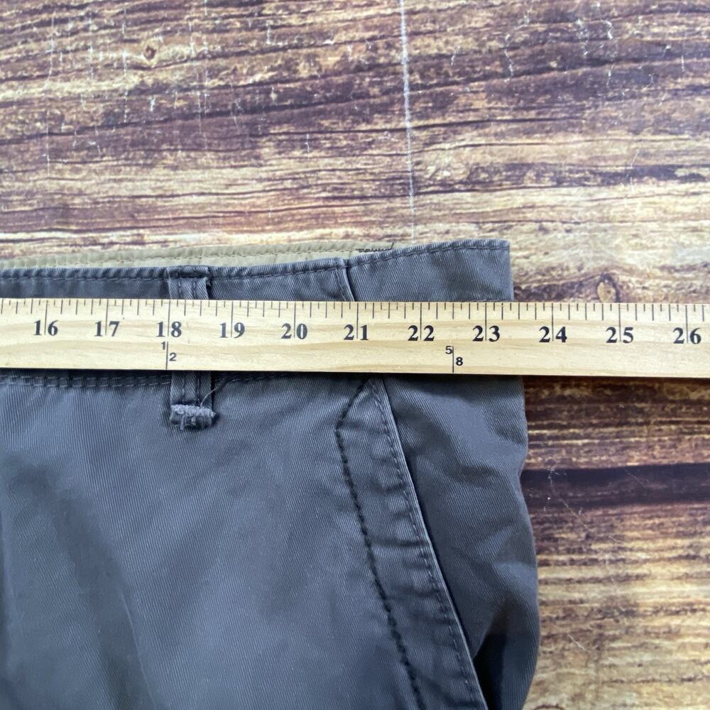 Y2K Unionbay Men's Cargo Shorts Size 46 Gray Stretch Cotton Hiking Casual Skate - Picture 7 of 10